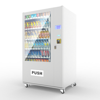 Distributeurs automatiques froids de boissons dans le lieu de travail avec l'argent liquide et le lecteur de carte et accepteur de pièce