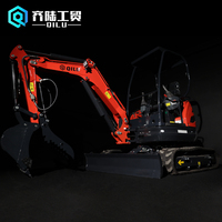 Mesin Kubota Penggali Kecil 2500Kg CE/EPA/EURO 5 Ekskavator Mini Kompak Harga 2.5 Ton