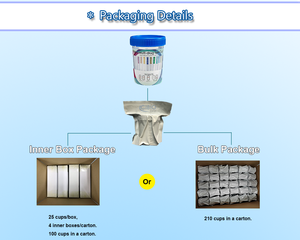 Kit de dépistage urinaire multi-médicaments CLIA-Waived 12, 14, 16, 18 paramètres - Test de toxicologie médicale pour la détection des drogues d'abuse (DOA) - Product Image 2