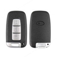Llave Inteligente Universal Autel IKEYHY003AL IKEY HY003AL de 3 Botones para Hyundai, Utilizada con la Programación de Llaves de Auto Altra KM100 IM508S IM608
