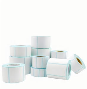 In màu truyền nhiệt mã vạch nhãn 50x25 80x50 58x40 58x60 4x6 inch tự dính trực tiếp nhiệt vận chuyển nhãn giấy - Product Image 1