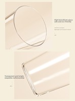 Verre à whisky ultra-fin en cristal, idéal pour les soirées décontractées ; impression de logo personnalisée disponible
