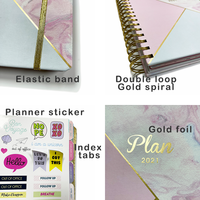 Agenda Personalizada con Diseño - Diario Rosa A4 B5 2027, Cuaderno de Gratitud para Chicas, Caja de Regalo para Estudiantes Universitarias