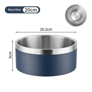 Mangkuk Makan Anjing Anti Selip, Mangkuk Air Anjing <span class=keywords><strong>Stainless</strong></span> <span class=keywords><strong>Steel</strong></span>, Mangkuk Makan Anjing Terangkat untuk Anjing Kecil, Sedang, Besar, dan Perjalanan - Product Image 2