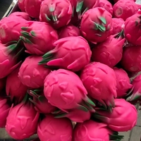 Fabrieksdirecte prijs 2026 Kawaii Stressbal Squeeze Slow Rebound Rising Crunchy Dragon Fruit Squishy Speelgoed