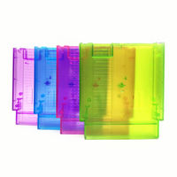 Coque de remplacement de carte de jeu de convertisseur 60pin à 72pin pour coque transparente de carte de jeu NES