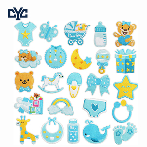 Patchs brodés personnalisables en gros, motifs dessin animé, anime, graffiti, tête de souris, à thermocoller - Product Image 4