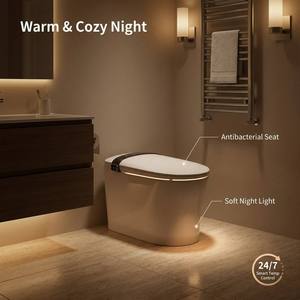 Toilette intelligente de luxe, toilette automatique monobloc, siège de toilette avec bidet, cuvette de toilette <span class=keywords><strong>électronique</strong></span> pour salle de bain moderne - Product Image 3