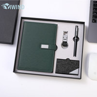 Set Hadiah Bisnis Eksekutif Mewah untuk Klien: USB Flash Drive dan Notebook
