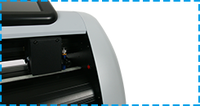 Traceur de découpe CCD avec écran tactile LCD et détection automatique des contours GC-721CAM