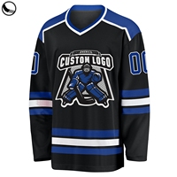 BETHERIVAL entièrement polyester maille tissu respirant hockey sur glace uniforme équipe pratique personnalisé attirail sergé Patch hockey sur glace Jersey
