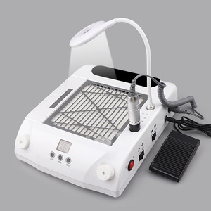 Máquina de Manicura Seis en Uno, 48W, UV LED, Fototerapia, Pulido, Aspiradora, Iluminación, Reposamanos, Colector de Polvo de Plástico - Product Image 2