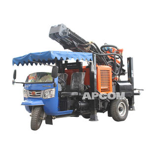 Apcom Kleine Boorgat Booreiland Vrachtwagen Gemonteerd Automatische Pneumatische Boorinstallatie Prijs Handel Voor Verkoop In China - Product Image 1