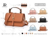 Borsa a Tracolla da Donna in Microfibra Sintetica con Chiusura a Scatto, per Uso Quotidiano - Product Image 1