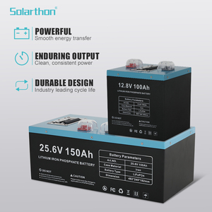 Solarthon Grosir Sel Baterai LiFePO4 12.8V 150Ah Paket Baterai Lithium LiFePO4 Tenaga Surya yang Dapat Diisi Ulang - Product Image 1