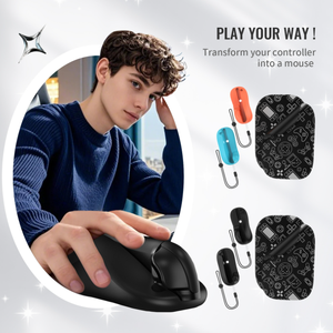 磁気ミニマウスNintendo Switch 2左右コントローラーマウスパッドセットポータブル旅行ゲーム用マウスアクセサリー - Product Image 6