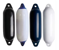 Grand pare-battage gonflable pour bateau avec corde robuste et kit de pompe à air, pare-chocs marin pour yachts de taille moyenne, lot de 1