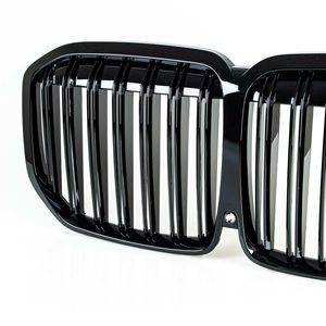 Rejilla delantera para BMW X7 G07, negra, de plástico ABS, entrada de aire para actualización o modificación. - Product Image 2