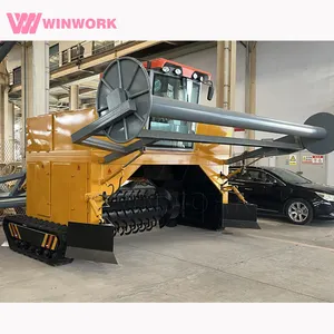 WINWORK 600-12000 Aerated Compost 2000L Windrow Composting Equipment Organic Compost Production Line Turner Machine