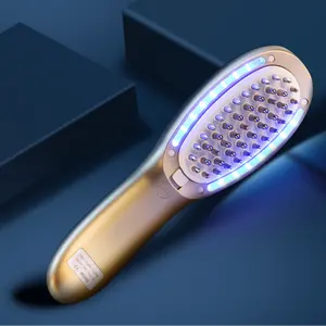 New Technology Anti Hair Loss Hair Growth Treatment Scalp Oil Applicator Comb Vibration Electric Scalp Massager Brush