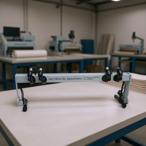 Presse à vêtements industrielle 16x24, presse à chaleur pneumatique à double station, système de positionnement laser - Product Image 2