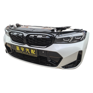 Pour <span class=keywords><strong>BMW</strong></span> <span class=keywords><strong>Série</strong></span> <span class=keywords><strong>3</strong></span> G20 Pare-chocs avant d'origine d'<span class=keywords><strong>occasion</strong></span> avec radiateur et phares, lèvre arrière en plastique pour la mise à niveau des pare-chocs de voiture - Product Image 2