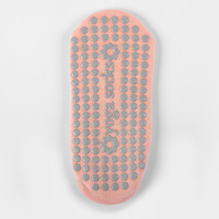 Chaussettes de sport Pilates personnalisées avec logo pour femmes, coupe basse, antidérapantes, tricotées, pour le yoga et le fitness - pour la saison d'automne