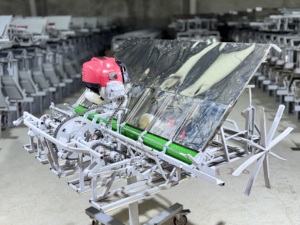 Professional 6 Lines 20 cm <b>Row</b> Spacing Planting <b>Machine</b> Heavy Duty Agricultural Seeding Equipment with Durable Steel Frame - Product Image 5