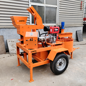 LONTA M7M1 Presse hydraulique mobile semi-automatique Interlock Creux Pavé Moule Sol Terre Boue Argile Brique <span class=keywords><strong>Machine</strong></span> de fabrication de blocs - Product Image 2