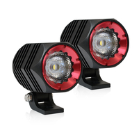 Luces LED antiniebla de conducción para motocicleta, Mini luces de 2 pulgadas, 10W, Aux