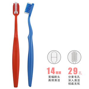 Brosse à dents Sanfeng pour adultes, poils doux en nylon, couleur personnalisable, OEM ODM, vente en gros, usage domestique - Product Image 3