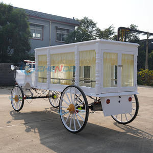 Coche Fúnebre Americano de Lujo, Blanco, de Acero y Cuero, con Columna Romana Eléctrica, <span class=keywords><strong>Transporte</strong></span> Especial - Product Image 6