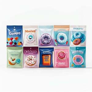 Sacs en plastique mylar anti-odeur découpés à l'emporte-pièce personnalisés 3.5 pour l'emballage d'aliments pour bébés et animaux de compagnie Ziplock avec fermeture éclair - Product Image 2