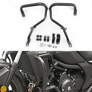 อุปกรณ์ป้องกันแท่งป้องกันเครื่องยนต์สีดำสำหรับ <span class=keywords><strong>Honda</strong></span> <span class=keywords><strong>CTX</strong></span> 700 n 2014 - 2018 - Product Image 2
