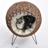 Petstar Nouveau Design Innovant Pour Animaux de compagnie à la Main Lit Balançoire Rotin Chat Panier Suspendu