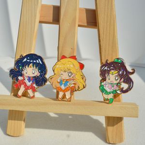 Spilla in plastica a forma di coniglio di fuoco con personaggi dei cartoni animati Sailor Moon Lizi Mizuno Ami Akino Minako per accessori per bambole - Product Image 4