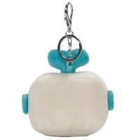Porte-clés en peluche robot mignon, poupée en peluche robot de dessin animé, pendentif de sac, porte-clés en peluche personnalisé pour enfants, cadeau promotionnel