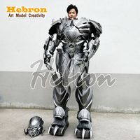 Kostum Maskot Robot LED Dewasa yang Dapat Dipakai, Laris Manis di Guangzhou Hebron, untuk Pesta Halloween dan Karnaval