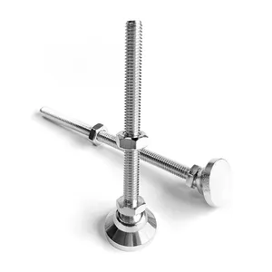 3/8-16 özel boyut ağır ayarlanabilir tesviye ayak döner tesviye bağlar dişli saplama - Product Image 1