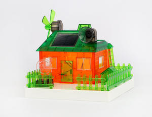 Concepto de energía solar casa juguetes educativos DIY aprendizaje ciencia <span class=keywords><strong>kit</strong></span> creación STEM casa juguete ciencia Kits para niños - Product Image 6