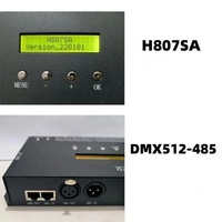 Contrôleur LED DMX vers SPI H807SA DMX512 Pilote programmable de protocole Artnet à 8 canaux pour WS2811 WS2812 WS2815 APA102