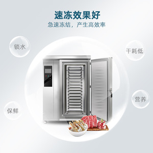 Congelador Comercial Delingshi Tipo Carro, Puerta Única, 20 Bandejas, Enfriado por Aire, Congelación Rápida para Fábrica de Alimentos - Product Image 2