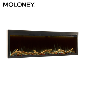 Chimenea Eléctrica Decorativa para Muebles con Calentador Lineal Integrado de 1200 mm, Llama LED de Colores Cambiantes, 2 Niveles de Calefacción Ajustables - Product Image 3