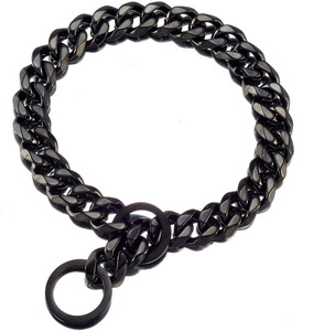 Vente en gros de <span class=keywords><strong>collier</strong></span> de <span class=keywords><strong>chien</strong></span> en acier inoxydable de couleur or de 19mm <span class=keywords><strong>collier</strong></span> de <span class=keywords><strong>chien</strong></span> de chaîne de starter d'animal familier durable motif solide - Product Image 1