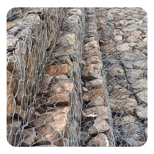 Barrière hexagonale tissée de défense de mer de paniers de Gabion de 2*1*1m pour le mur de soutènement de roche - Product Image 2