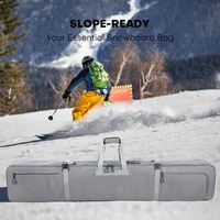 Nouvelle housse de snowboard épaissie de 7 mm YS-279, grande capacité pour snowboard de 158 cm, idéale pour le transport aérien et l'équipement de ski