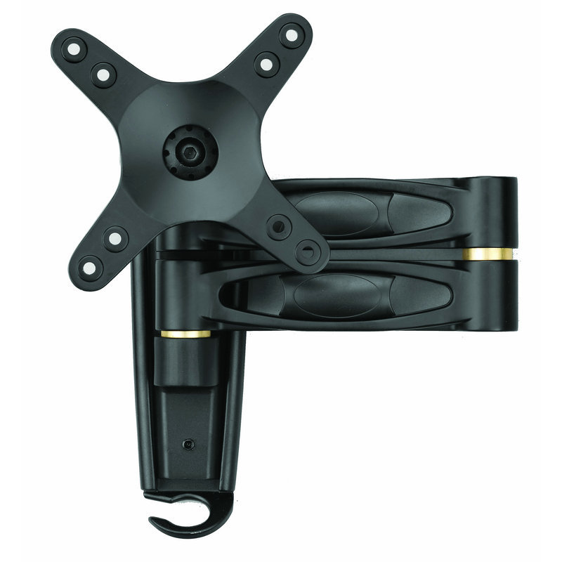 <strong>15</strong>-27" Aluminum Alloy Long Arm Retractable LCD Rack <strong>TV</strong> Mount Rotating Fashion Monitor Holder L39 VESA 75/100mm 15kg Load Tilt