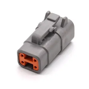 TE Connectivity DTM06-4S 4 Pin Female Deutsch DTM Wire Connector For Agricultural Truck