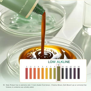 Tinta <span class=keywords><strong>per</strong></span> <span class=keywords><strong>Capelli</strong></span> Permanente Marrone Scuro Naturale alle <span class=keywords><strong>Erbe</strong></span>, Senza Ammoniaca, Grado Premium, Copertura 100% dei <span class=keywords><strong>Capelli</strong></span> Grigi, Molto Popolare - Product Image 5