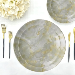 Service de table de luxe en porcelaine de Chine, vaisselle vintage, assiettes pour restaurant - Product Image 4